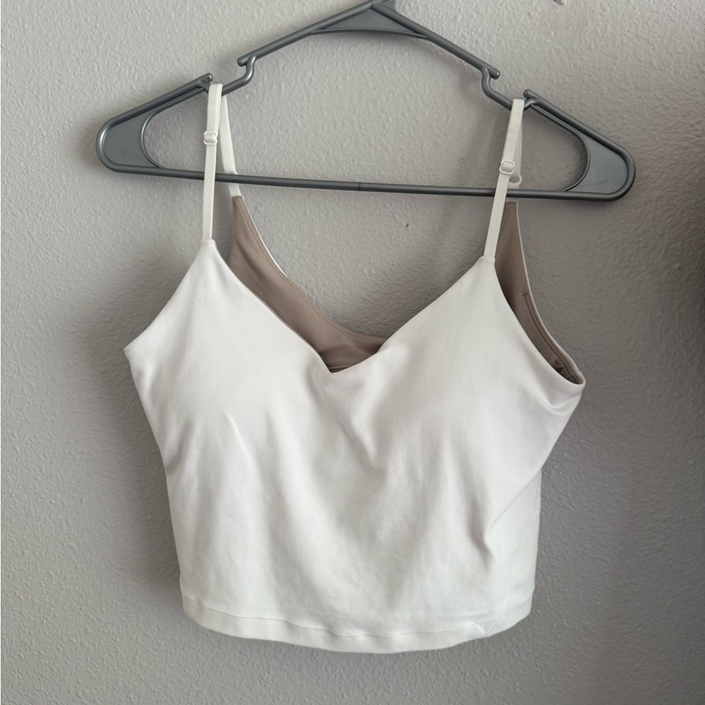 Lululemon Athletica White Camisole Top